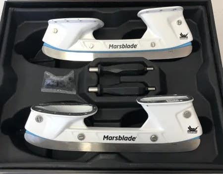 New Marsblade I1 First Edition Ice Hockey Skate Holders & Steel 296 mm