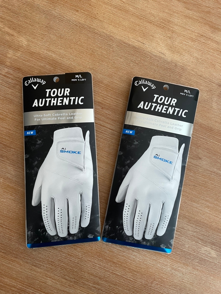 2024 Callaway A.i. Smoke edition Tour Authentic M/L LH Glove 2Pack