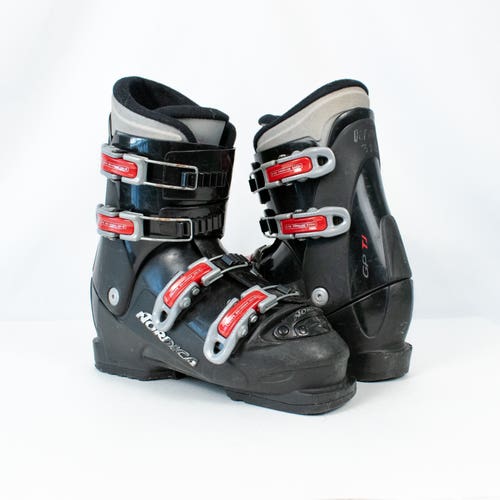 Nordica GPTJ Mondo 25/25.5 Kid's 7/7.5 Ski Boots All Mountain USED