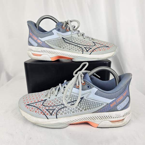 Mizuno Wave Exceed Tour 5 Tennis Athletic Shoes Blue Pink White