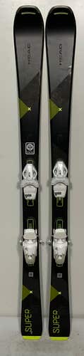 Women's New HEAD Super Joy 153cm Skis With White Tyrolia SLR 9 Bindings (SY1577)