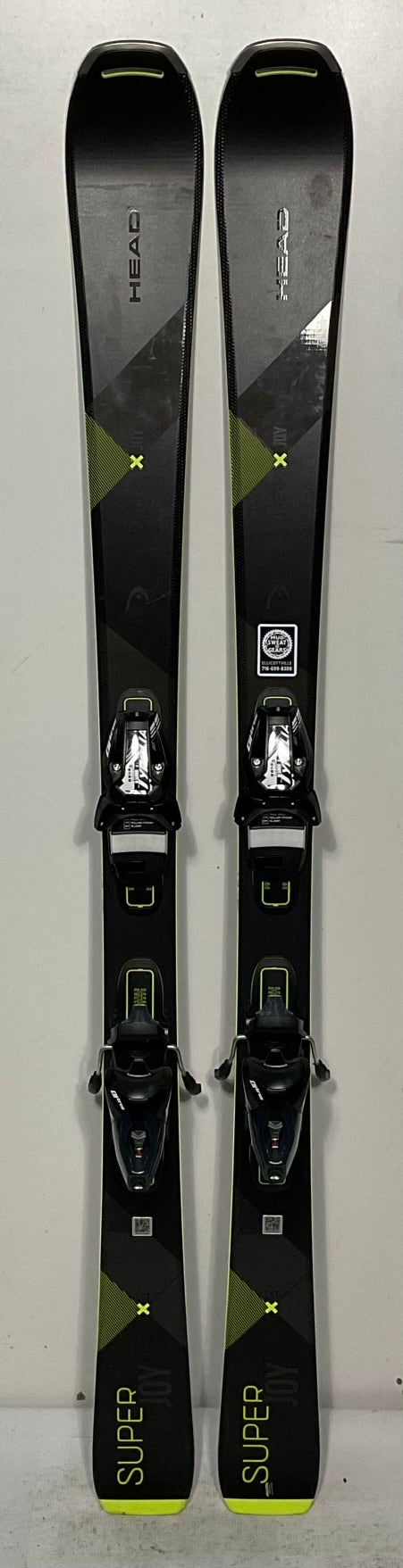 Women's New HEAD Super Joy 148cm Skis With Black Tyrolia SLR 10 Bindings (SY 1575)