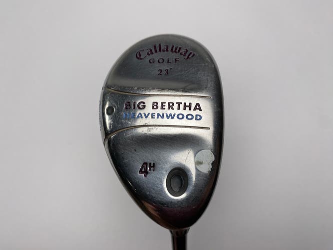 Callaway Big Bertha Heavenwood 4 Hybrid 23* Big Bertha Gems 55 Ladies RH