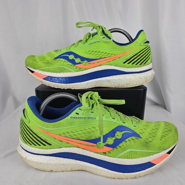 Saucony Mens Endorphin Speed Running Shoes Green S20597-4 Low Top