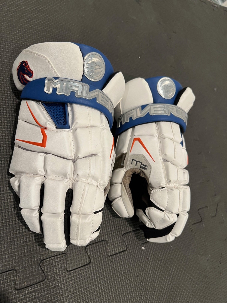 New Maverik M4 Lacrosse Gloves 13" Boise State Univ.
