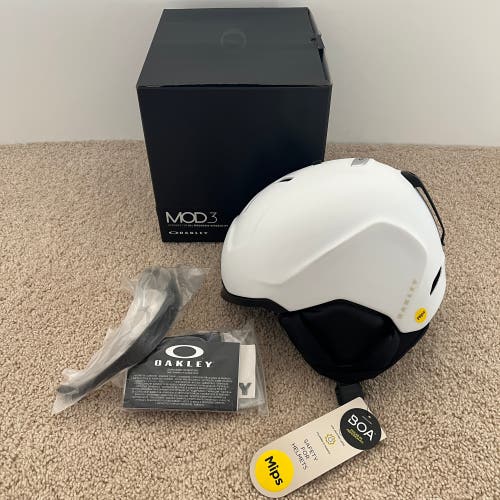 Oakley MOD 3 MIPS BOA Snow Sport Helmet White Size Large (59cm-63cm)