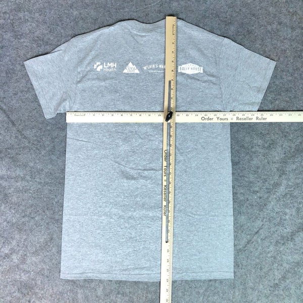 Kansas Jayhawks Mens Shirt Small Gray Tee Short Sleeve Sports NCAA Basketball B