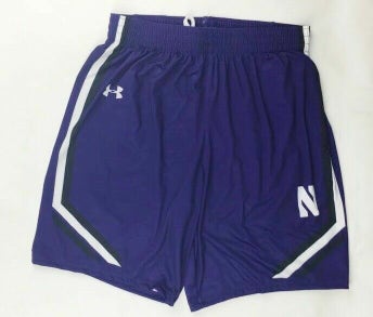 Under Armour Northwestern Wildcats ]Basketball Short Men's Large Purple UJKSG1M