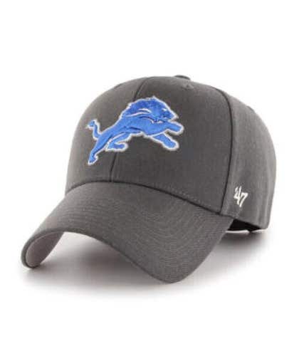 2024 Detroit Lions Charcoal '47 MVP Adjustable Strapback Hat