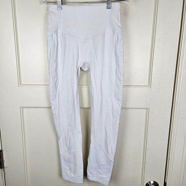 Lululemon All The Right Places Crop II 23 Full On Luxtreme Legging White Size  4