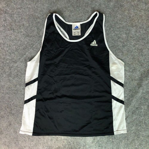 Vintage Idaho Vandals Womens Shirt Extra Large Adidas Black Tank Top NCAA Track