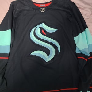 Authentic Adidas Seattle Kraken Jersey SIZE 52