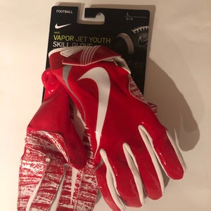 Nike Vapor Jet 4 Youth Large football receiver gloves. New
