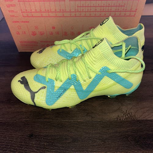 NEW SZ 5.5 Puma Future Ultimate FG/AG Soccer Cleats Womens Yellow
