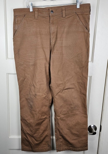 Duluth Trading Women's Size 8x31 Flex Dry On the Fly Cargo Pants Brown