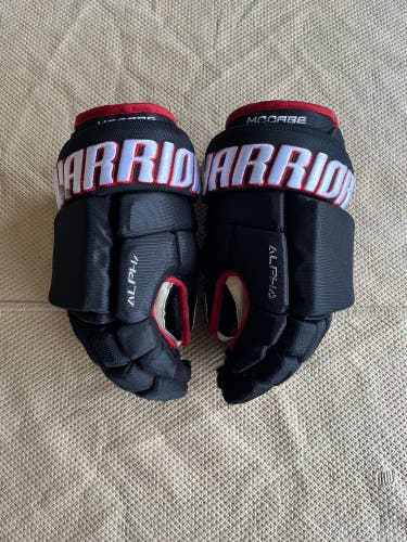 Warrior Alpha 13” Pro Stock Hockey Gloves Chicago Blackhawks