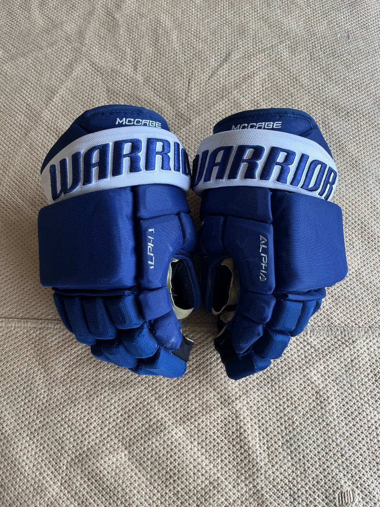 Warrior Alpha 13” Pro Stock Hockey Gloves Toronto Maple Leafs