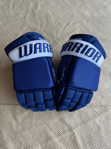 Warrior Alpha 13” Pro Stock Hockey Gloves Toronto Maple Leafs