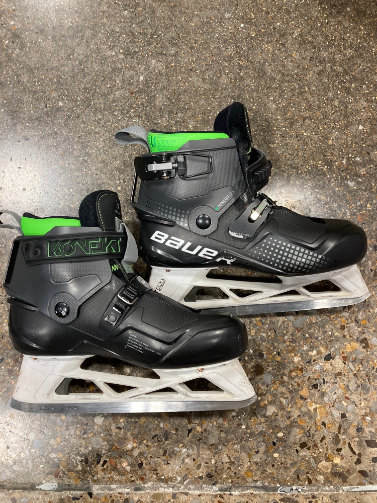Used Senior Bauer Konekt Hockey Goalie Skates Size 7.0