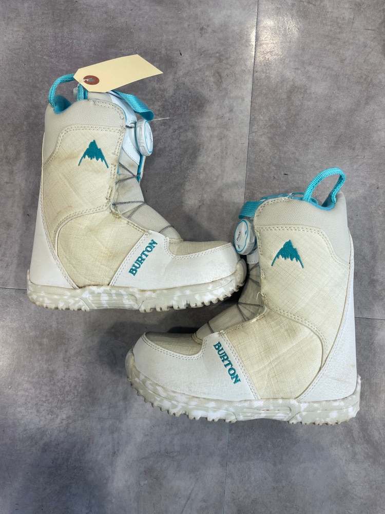 Used Kid's Burton Grom Boa Snowboard Boots 13C
