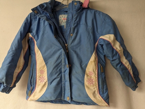 Fera Youth Hooded Ski/Snowboard Jacket Coat Size Youth Medium (K5) Color Blue Co