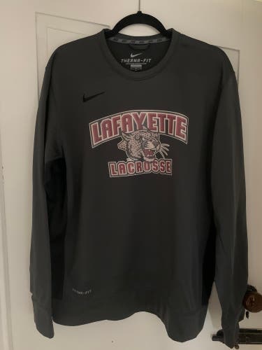 Nike Men’s Therma Fit Lafayette Lacrosse Crewneck Sweatshirt
