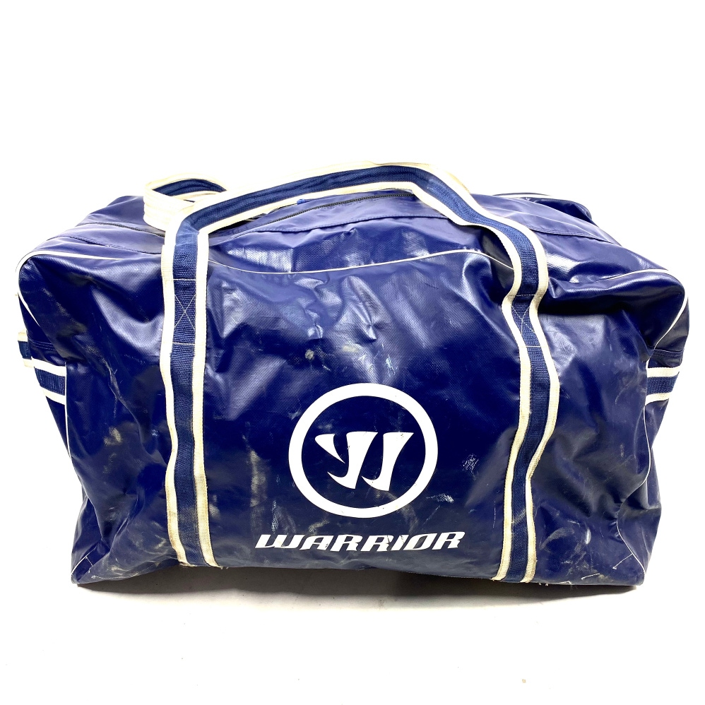 Used Warrior ECHL Pro Stock Hockey Bag - Evansville Thunderbolts (Blue)