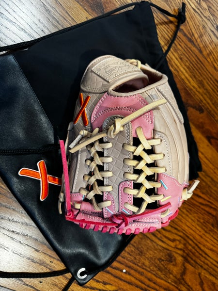 Absolutely Ridiculous Ice Cream Glove | Strawberry Right Hand Throw Infield Baseball Glove 11.25"