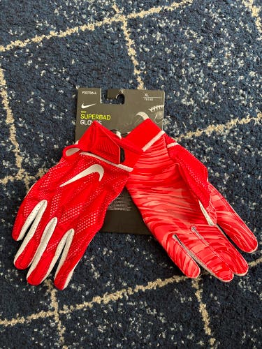 Red Adult XL Nike Superbad Gloves