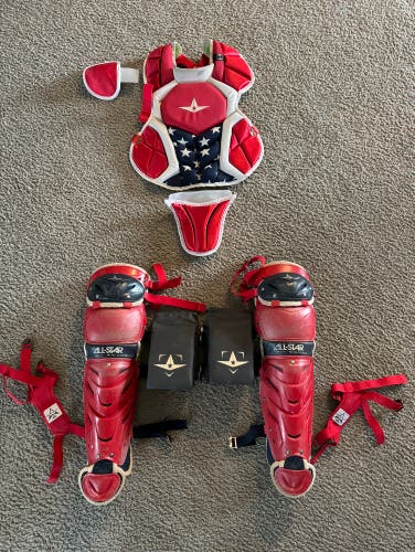 All Star System 7 Axis Catcher's Set