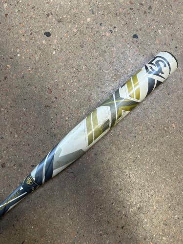 White Used 2021 Louisville Slugger LXT Composite Bat (-9) 23 oz 32"