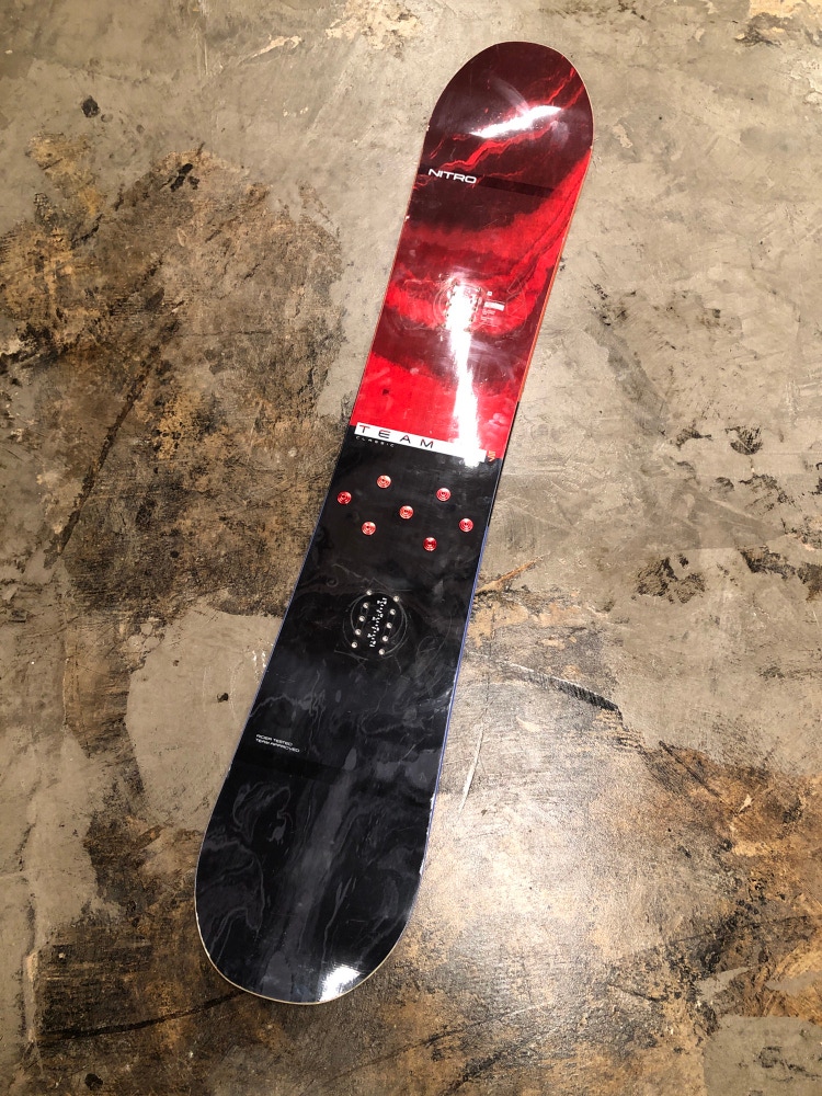 Used 157cm Nitro Team Classic Snowboard Without Bindings