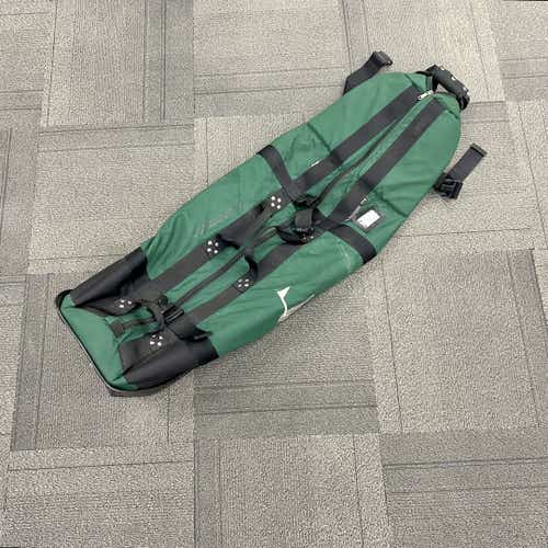 Used Club Glove Soft Case Wheeled Golf Travel Bag