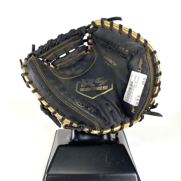 Used Rawlings R9 R9trcm Catcher's Training Mitt Right Hand Throw 27"