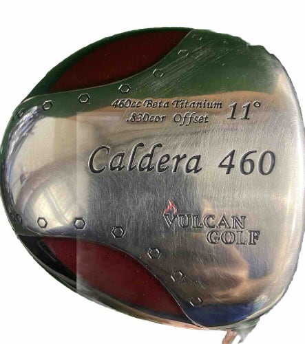 Vulcan Golf Caldera 460cc Offset Driver 11* Aldila 65g Regular 45" New Grip RH