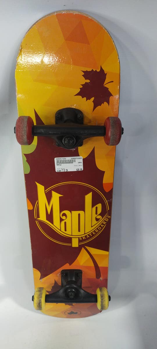 Used Maple 7 1 2" Complete Skateboards
