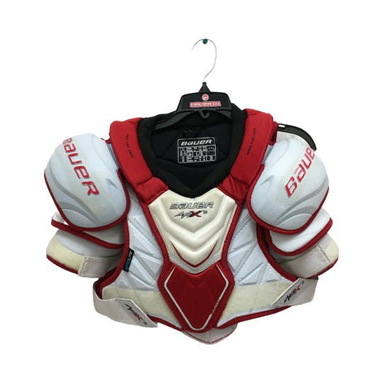 Used Bauer Apx2 Jr Lg Hockey Shoulder Pads