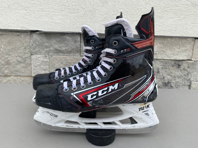 CCM FT2 PRO Mens Pro Stock Size 8 Hockey Skates MIC 5279