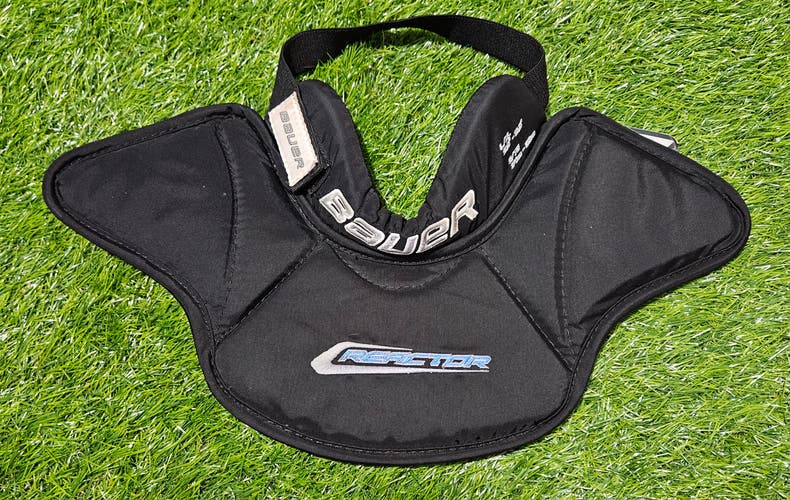 Used Bauer Reactor Neck and Clavicle Protector