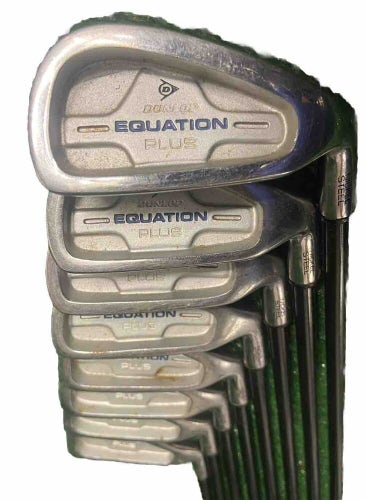 Dunlop Golf Equation Plus Iron Set 3-PW Regular Graphite 5i 38" New Grips Men RH