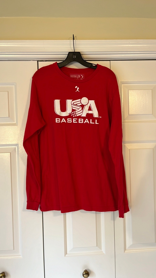 Men's Baseballism USA Baseball long sleeve tee shirt - XL