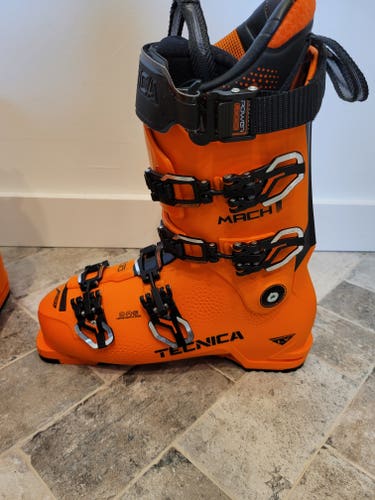 Men's Used Tecnica All Mountain Mach 1 Ski Boots Stiff Flex