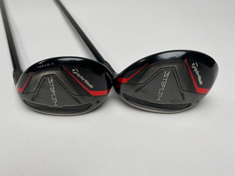 TaylorMade Stealth Rescue 3 & 5 Hybrid Set 19* 25* Fujikura Vista Pro Ladies RH