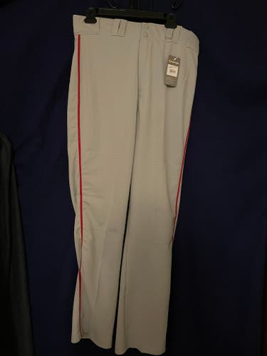 New - Easton - Adult Men's Large - Gray Baseball Pants