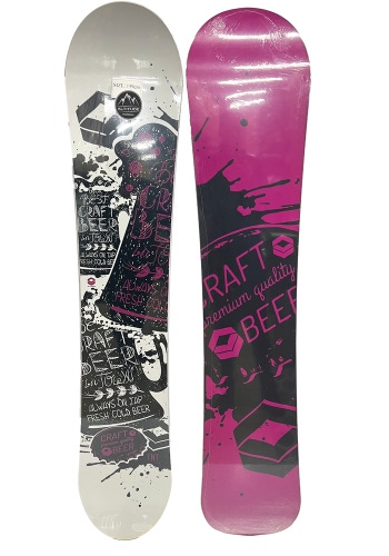 FTWO "CRAFT BEER" PURPLE ALL-MOUNTAIN SNOWBOARD - 159CM/62" LONG