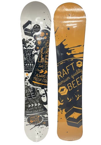 FTWO "CRAFT BEER" ORANGE ALL-MOUNTAIN SNOWBOARD - 150CM/59" LONG
