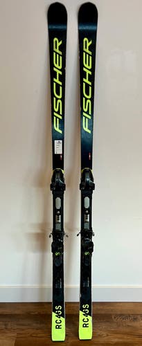 2021 Fischer 188cm 27R GS - Racing RC4 World Cup Skis With Bindings Z17