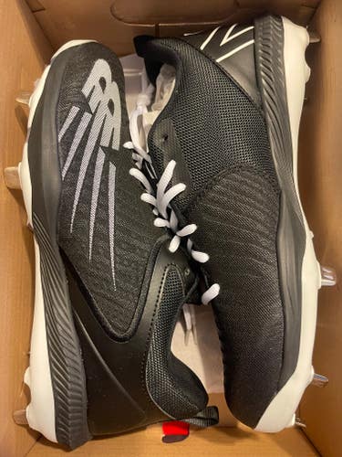 Black Adult Men's New Size 10 (Women's 11) Metal New Balance Low Top