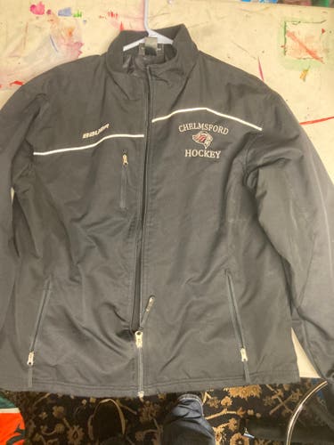 Black Used Boys XL Bauer Jacket