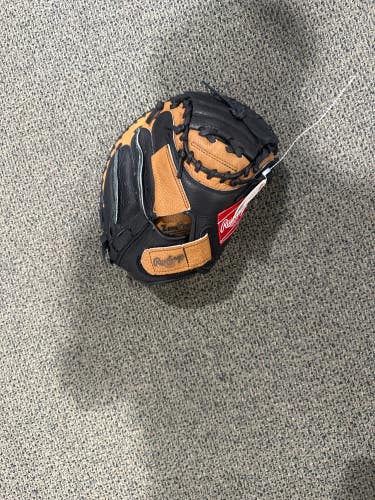 Used Rawlings Renegade Right Hand Throw Catcher's Baseball Glove 32.5"